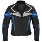 Motorbike Cordura Riding Blue Jacket Motorcycle Waterproof Racing Touring Sports Mens