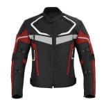 Motorbike Cordura Riding Red Jacket Motorcycle Waterproof Racing Touring Sports Mens - Image 4