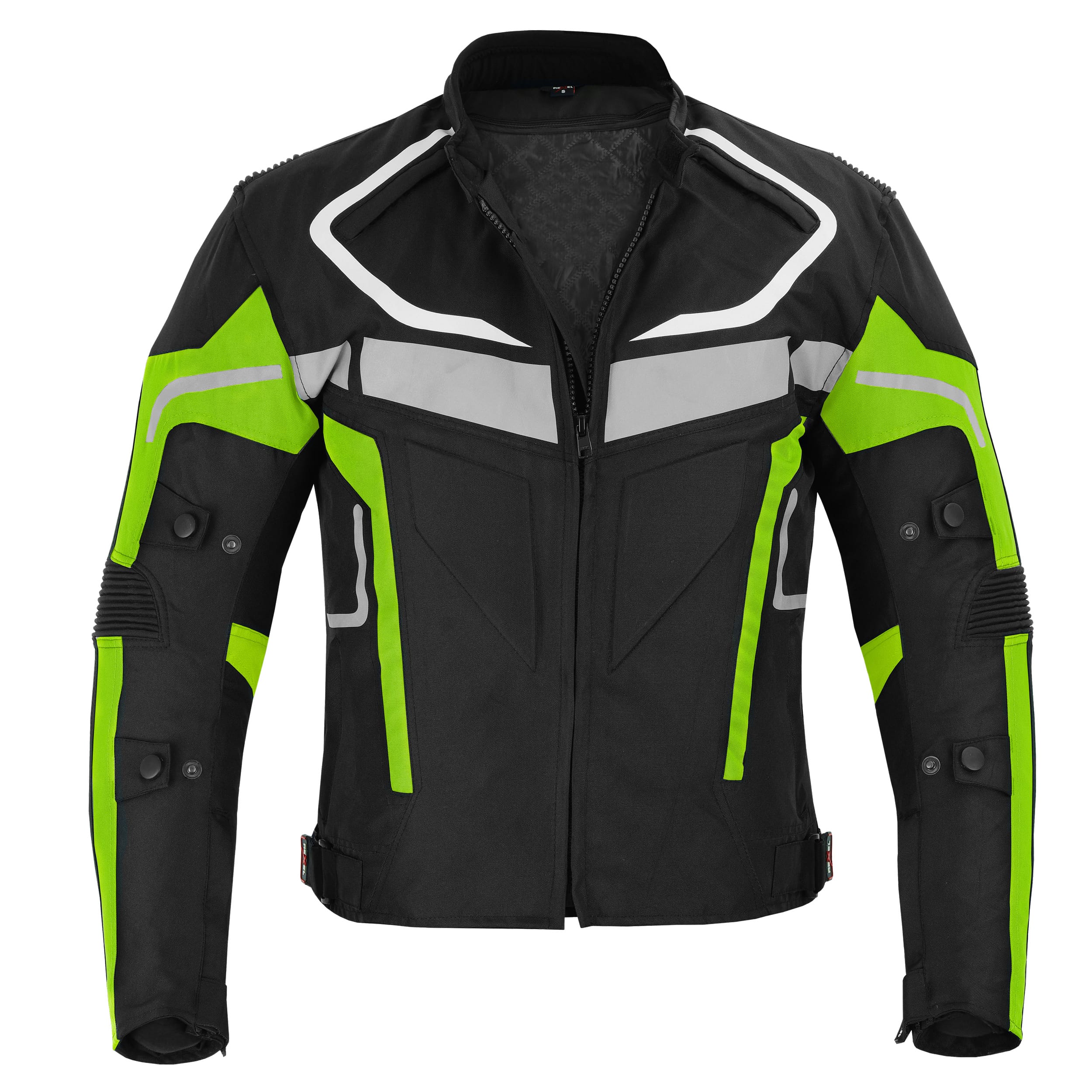 04-1.jpg Motorbike Cordura Riding Green Jacket Motorcycle Waterproof Racing Touring Sports Mens - Image 1