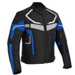 Motorbike Cordura Riding Blue Jacket Motorcycle Waterproof Racing Touring Sports Mens - Image 2