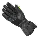 Gloves Leather Motorcycle driving finger Winter Men Warm full Riding Glove CE Green - Image 3
