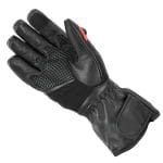 Gloves Leather Motorcycle driving finger Winter Men Warm full Riding Glove CE Red - Image 3