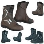 Motorbike Leather Racing Boots Motorcycle Shoes WaterProof Touring Sports BOOT C