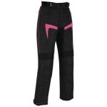 Motorbike Ladies Waterproof Pink Trousers Motorcycle Women Cordura Pants Textile CE
