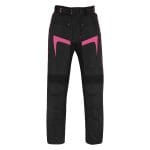 Motorbike Ladies Waterproof Pink Trousers Motorcycle Women Cordura Pants Textile CE - Image 2