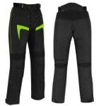 Motorbike Ladies Waterproof Green Trousers Motorcycle Women Cordura Pants Textile CE