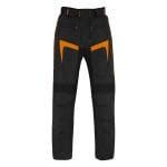 Motorbike Ladies Waterproof Orange Trousers Motorcycle Women Cordura Pants Textile CE - Image 2