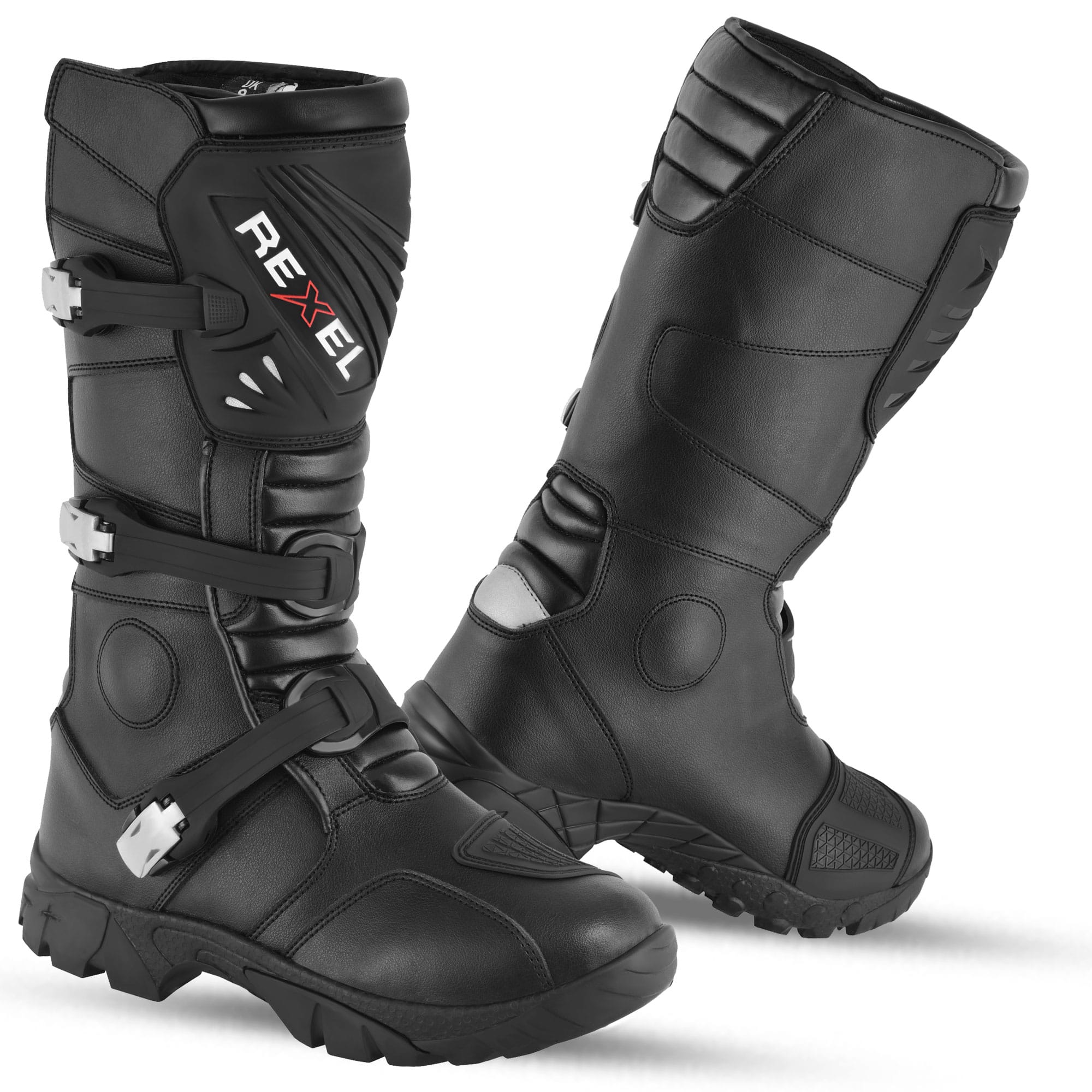8000-main-image.jpg Motorbike Leather Racing Boots Motorcycle Shoes WaterProof Riding Sports Long CE - Image 1