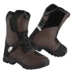 Mens Motorbike Leather Racing Boots Motorcycle Shoes WaterProof Touring Bikers
