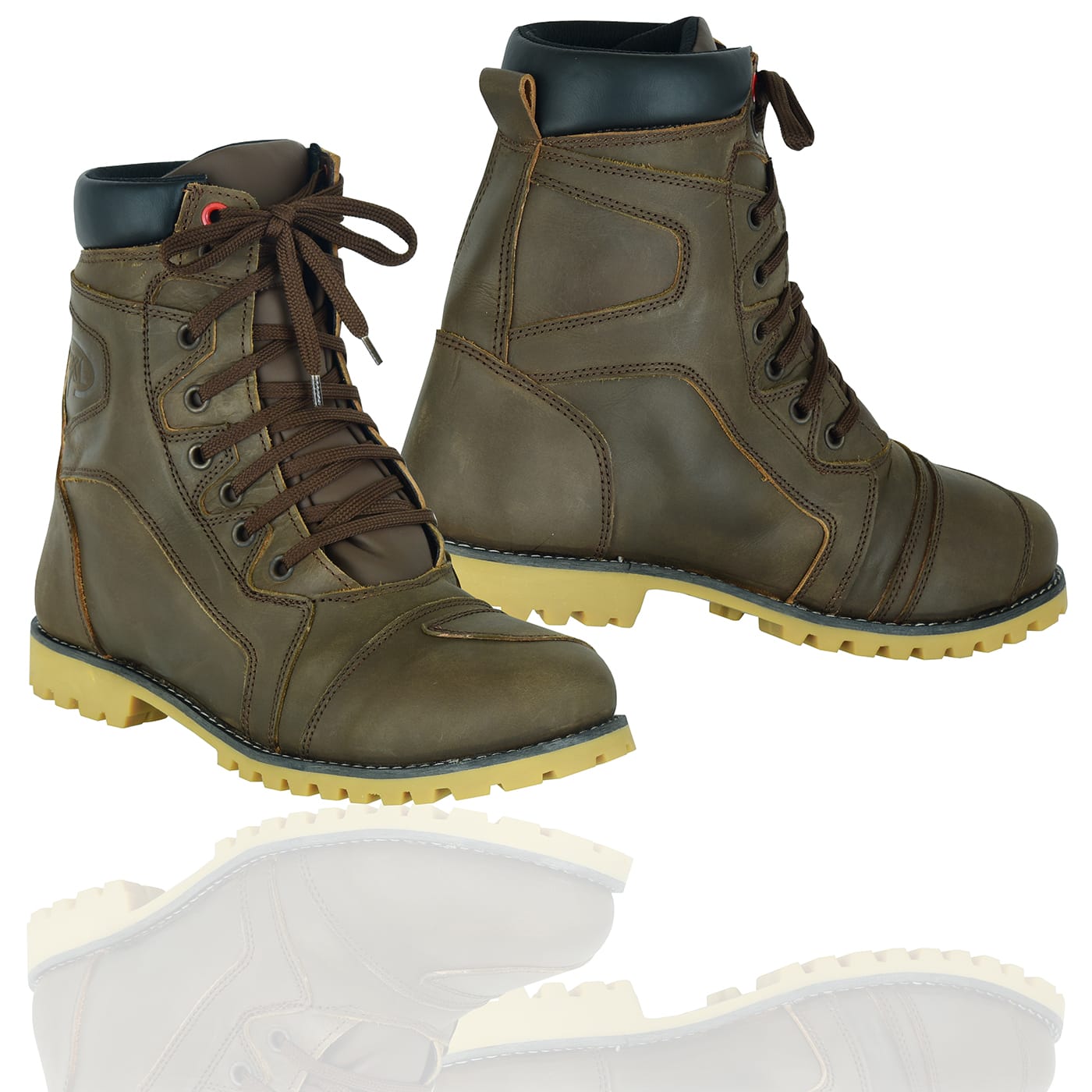 9-1.jpg Mens Motorbike Leather Racing Boots Motorcycle Shoes WaterProof Riding Non Slip - Image 1