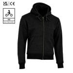 Motorcycle Sports Biker Kevlar lined Hoodies CE protection Motorbike Jacket Mens - Image 3