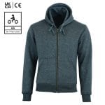 Motorcycle Sports Biker Kevlar lined Hoodies CE protection Motorbike Jacket Mens - Image 2