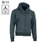 Motorcycle Sports Biker Kevlar lined Hoodies CE protection Motorbike Jacket Mens