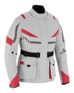 Ladies Motorbike Cordura Sport White Jacket Motorcycle Waterproof Racing Touring Women - Image 2