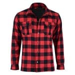 Mens Motorbike Check Shirt Motorcycle Aramid Fabric Jacket CE Approved Shirts - Image 7