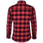Mens Motorbike Check Shirt Motorcycle Aramid Fabric Jacket CE Approved Shirts - Image 8