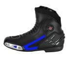 Motorcycle Leather Short Boots Motorbike Waterproof Non Racing Shoes Anti-Slip C - Image 27