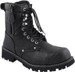 Mens Motorbike Leather Racing Boots Motorcycle Shoes WaterProof Riding Non Slip - Image 2