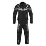 Motorbike Cordura Riding Grey Jacket Motorcycle Waterproof Racing Touring Sports Mens - Image 4