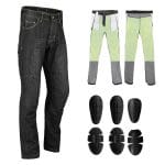 Mens Motorcycle Jeans Reinforced Motorbike Jeans Pants Riding Pants Armoured CE - Image 2