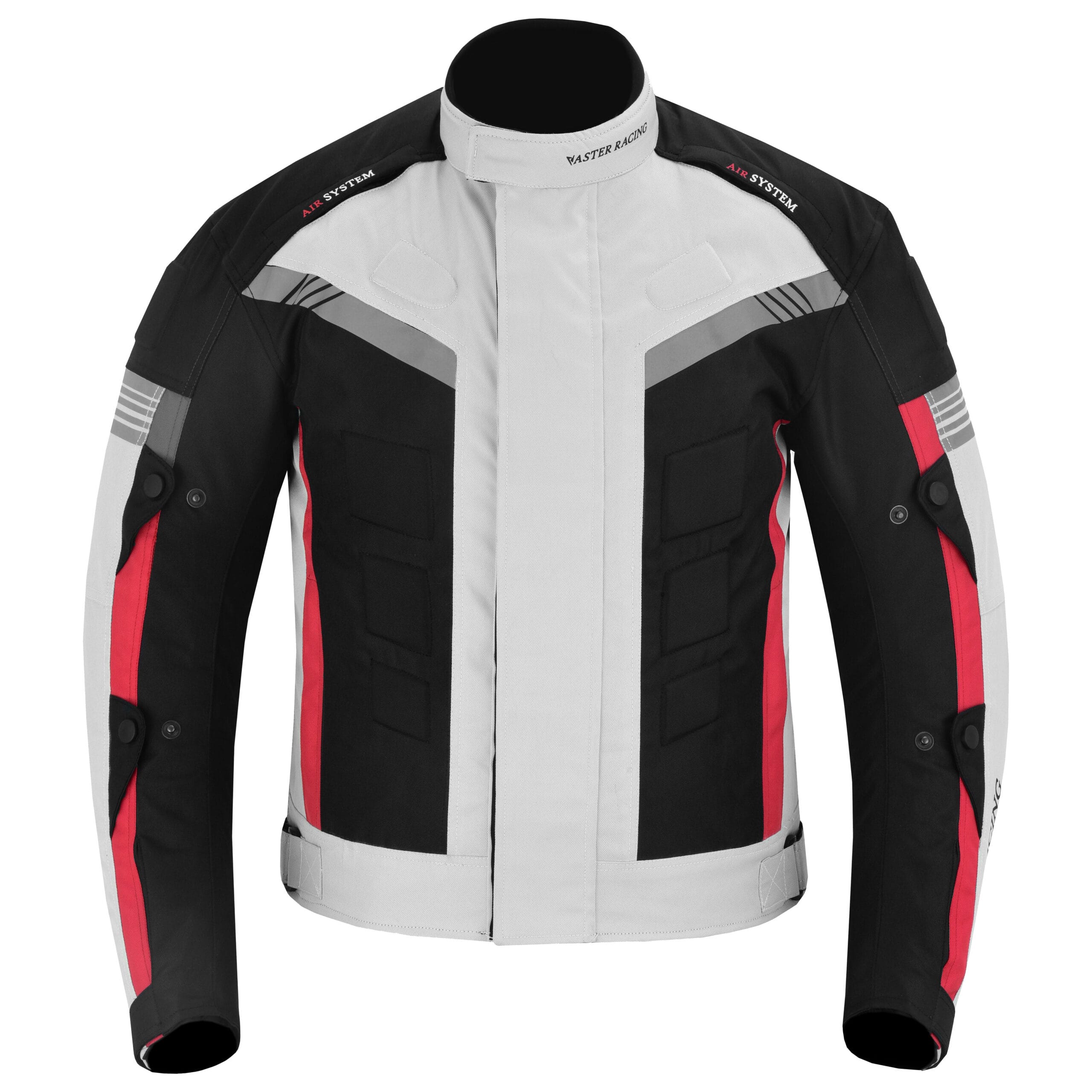 vtx-silver-01-scaled-1.jpg Mens Cordura Jacket Motorcycle Vest Collar New Medium Bodywarmer Iron lined CE - Image 1